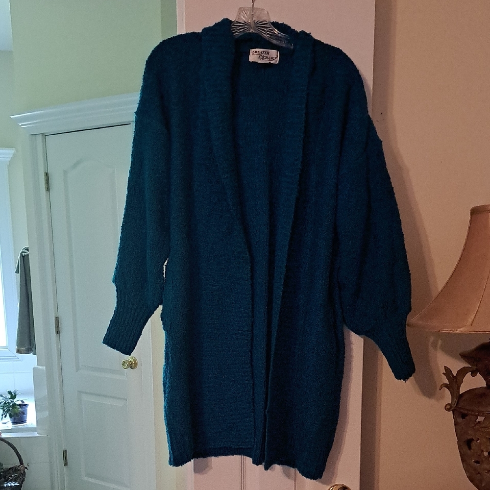 Deep Teal Cardigan
